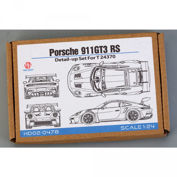 Hobby Design HD02-0478 Porsche 911 GT3 RS 992 Detail-up Set ( for Tamiya 24370 ) 1/24