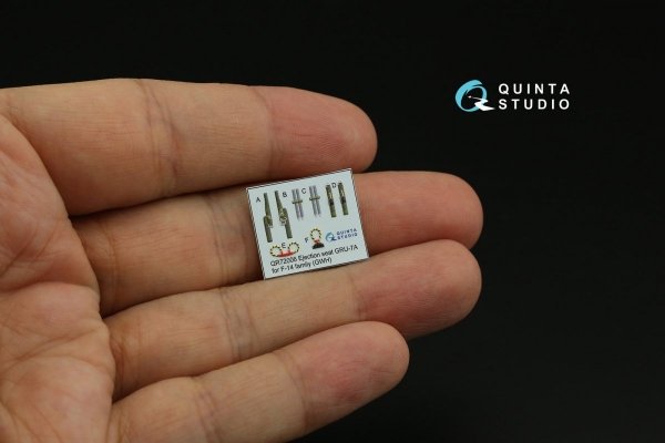 Quinta Studio QD72061 F-14B 3D-Printed &amp; coloured Interior on decal paper (GWH) 1/72