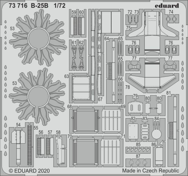 Eduard 73716 B-25B 1/72 AIRFIX