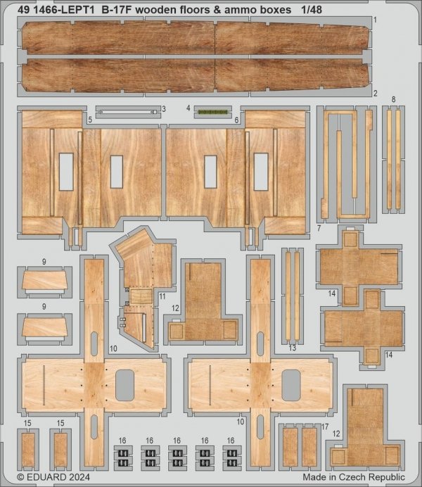 Eduard BIG49428 B-17F PART II EDUARD 1/48