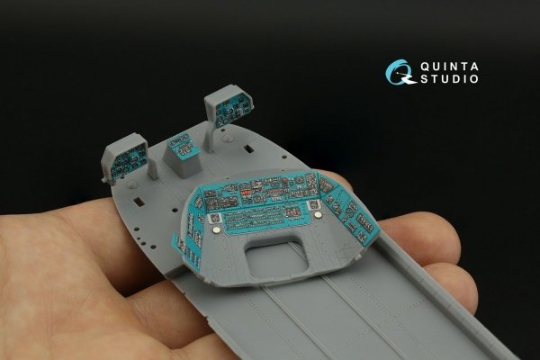 Quinta Studio QDS-48382 Mi-8MT 3D-Printed &amp; coloured Interior on decal paper (Trumpeter) (Small version) 1/48
