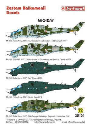 Techmod 35101 - Mi-24D/W “Hind-D/E” (1:35)