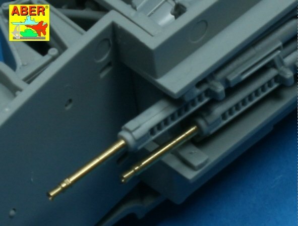 Aber A32008 Set of 4 barrels for German Oerlikon 20mm aircraft machine guns MG FF with sights (1:32)