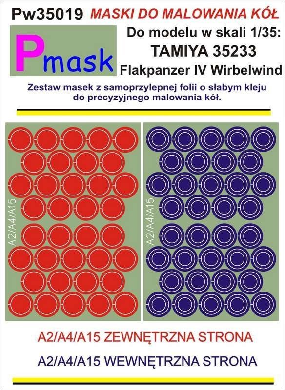 P-Mask PW35019 FLAKPANZER IV WIRBELWIND TAMIYA 35233 (1:35)
