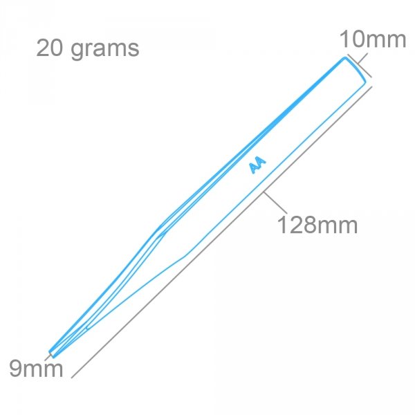 Modelcraft PTW2185-AA Strong Fine Stainless Steel Tweezers (115mm)