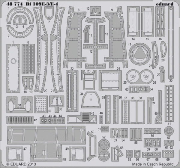 Eduard 48774 Bf 109E-3/ E-4 1/48 EDUARD