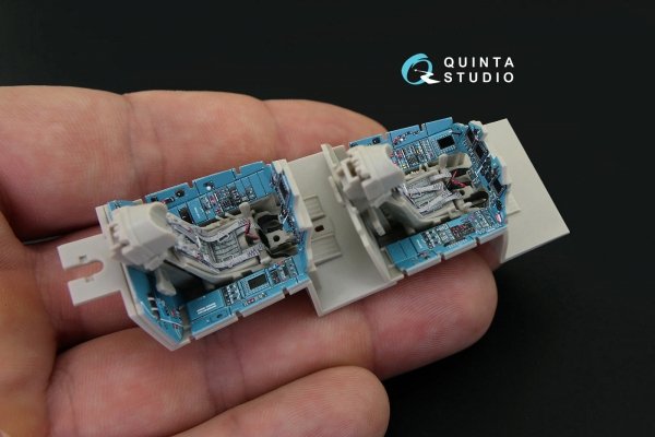 Quinta Studio QD48188 Su-30SM 3D-Printed coloured Interior on decal paper (for KittyHawk kit) 1/48