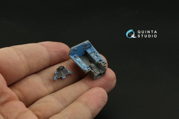 Quinta Studio QD72060 Su-35S 3D-Printed &amp; coloured Interior on decal paper (GWH) 1/72