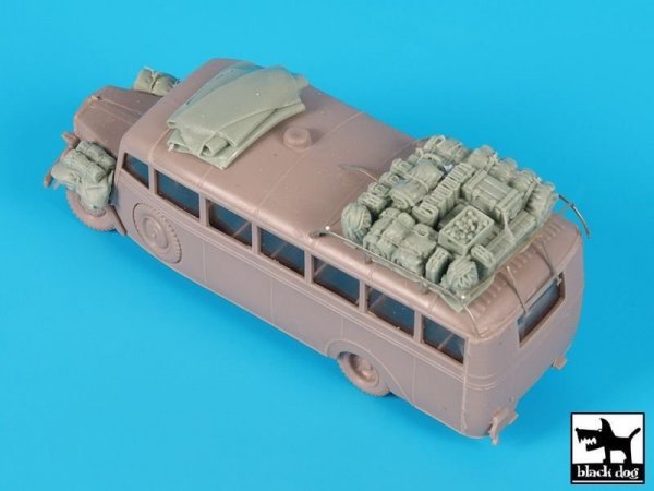 Black Dog T72102 Opel Blitz Omnibus accessories set for Roden 1/72