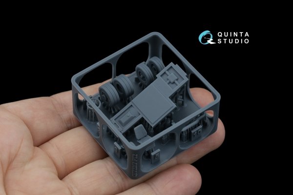 Quinta Studio QT72017 US NAVY AS32A-49 Deck tractor, short/long version, Full kit 1/72
