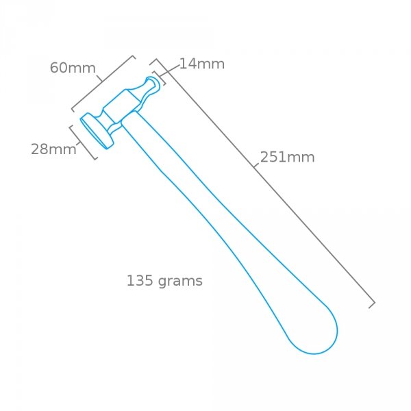 Modelcraft PHA8366 Chasing Hammer (5oz/28g)
