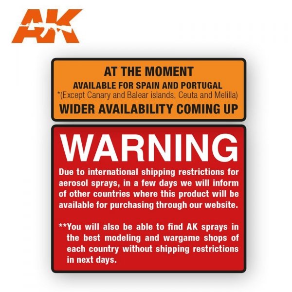 AK Interactive AK1015 PROTECTIVE VARNISH SPRAY 400ml