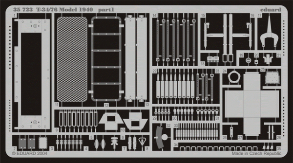 Eduard 35723 T-34/76 Model 1940 1/35 Dragon