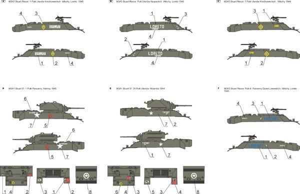 ToRo Model 35D47 - Light tank Stuart in Polish service vol.1 1/35