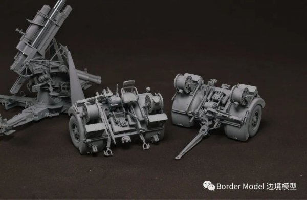 Border Model BT-013 German 88mm Gun Flak36 w/6 anti-aircraft artillery crew members 1/35