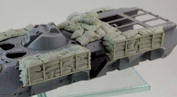 Panzer Art RE35-693 Sandbags armor for Ukrainian BTR-80 1/35