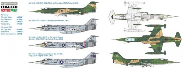 Italeri 2504 F - 104 A/C STARFIGHTER (1:32)