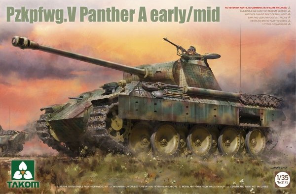 Takom 2175 Sd.Kfz. 171 Panther Ausf. A Mid-Early Production