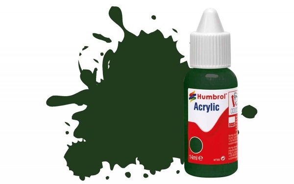 Humbrol DB0003 No 3 Brunswick Green Gloss 14ml.