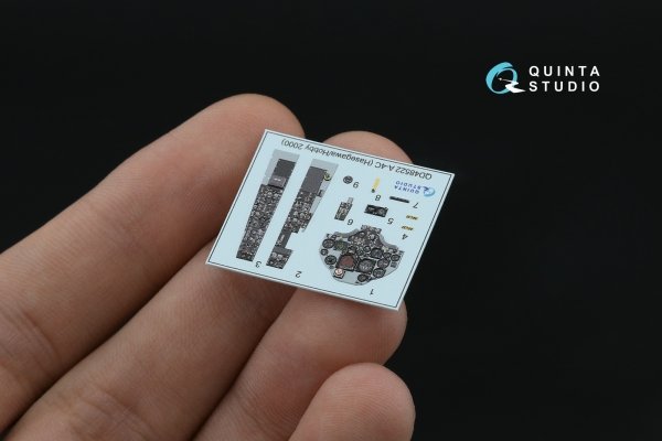 Quinta Studio QD48522 A-4C 3D-Printed &amp; coloured Interior on decal paper (Hasegawa/Hobby2000) 1/48
