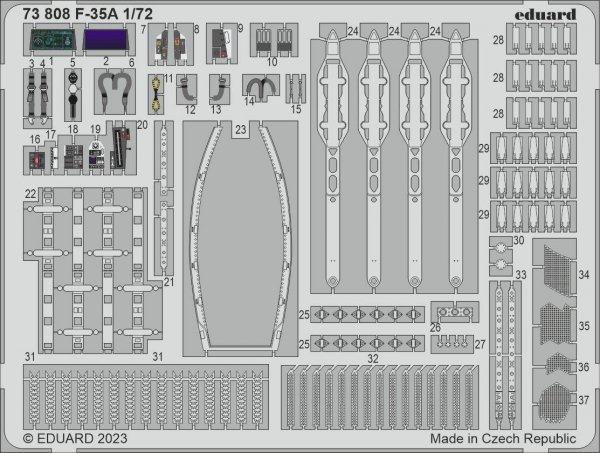 Eduard 73808 F-35A Tamiya 1/72 