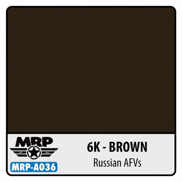 Mr. Paint MRP-A036 6K Russian AFV Brown - aqua colors - 17ml