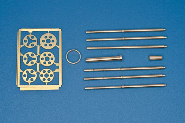 RB Model 35B123 M134 Minigun 6 x 7,62mm Barrels set for Minigun 1/35
