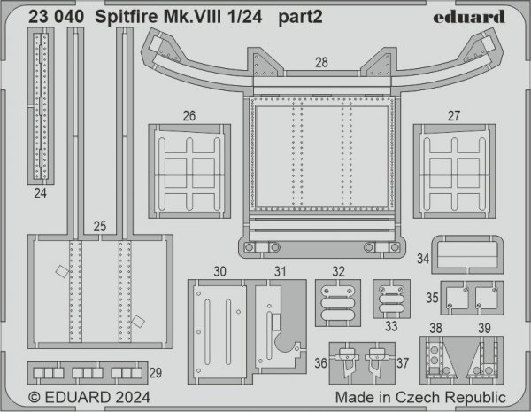 Eduard 23040 Spitfire Mk.VIII AIRFIX 1/24
