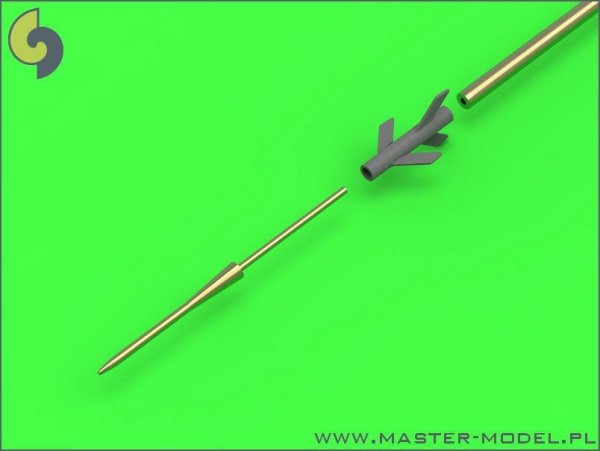 Master AM-48-120 Su-9 / Su-11 (Fishpot / Fishpot C) - Pilot Tubes and missile rails heads 1:48