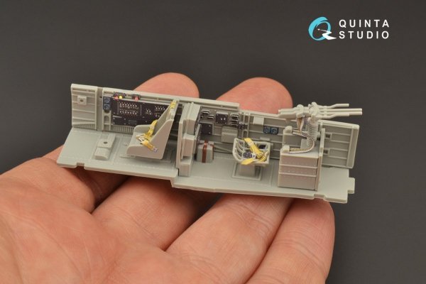 Quinta Studio QD48207 Ju 87D/G 3D-Printed &amp; coloured Interior on decal paper ( Italeri ) 1/48