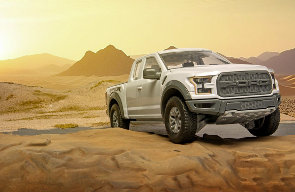 Airfix 6053 QUICKBUILD Ford F-150 Raptor - Grey