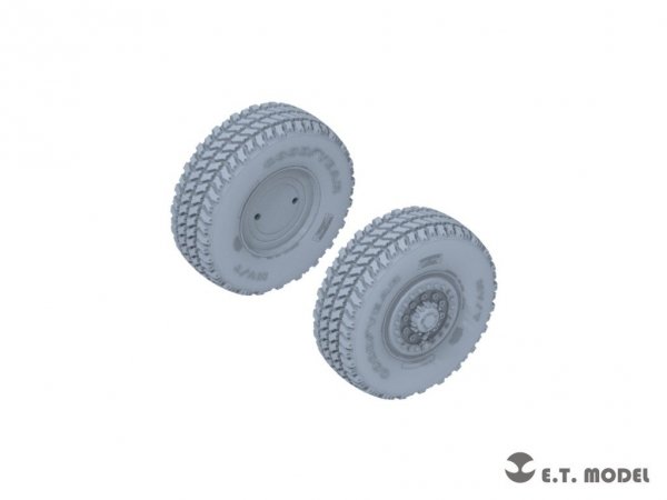 E.T. Model P35-127 Modern U.S. M142 High Mobility Artillery Rocket System（HIMARS）Sagged Wheels for Trumpeter kit 1/35