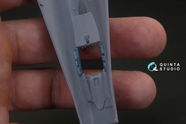 Quinta Studio QD72011 Su-27SM 3D-Printed &amp; coloured Interior on decal paper (for Zvezda kit) 1/72
