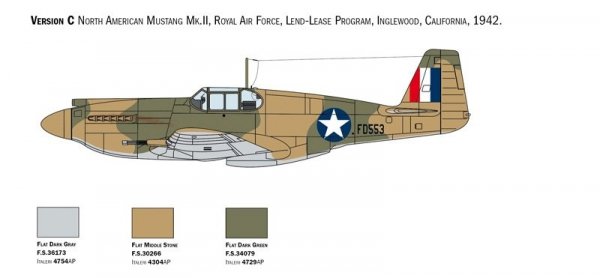 Italeri 1423 P-51A Mustang 1/72