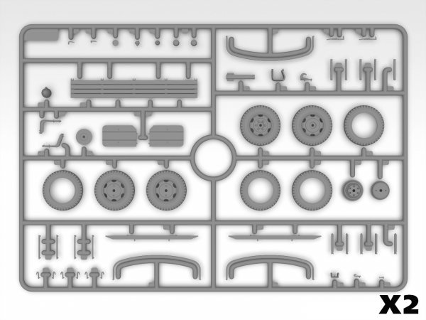 ICM 35587 WWII US Army Kitchen Truck 1/35