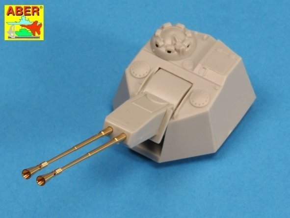 Aber 72L-61 Dwie lufy 5,5cm do niemieckich Zwilling Flakpanzers / Two 5,5cm barrels for German Zwilling Flakpanzers 1/72