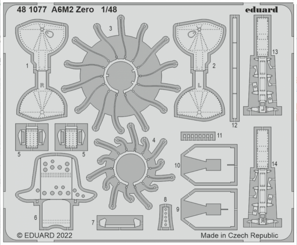 Eduard 481077 A6M2 Zero EDUARD 1/48
