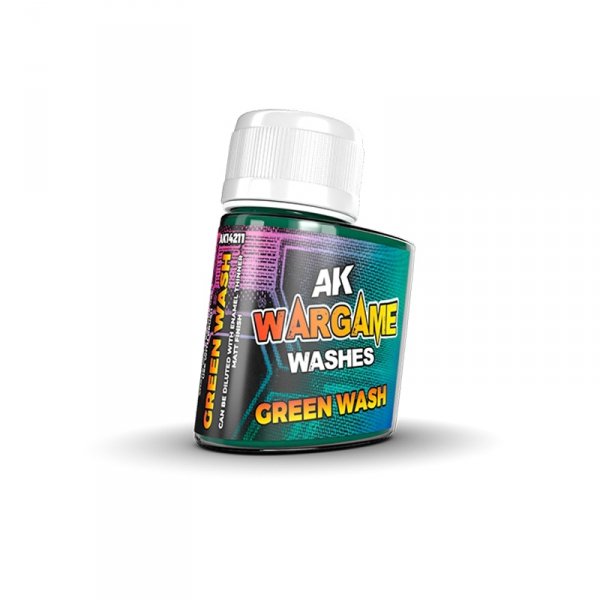 AK Interactive AK14211 GREEN WASH – WARGAME SERIES 35ml