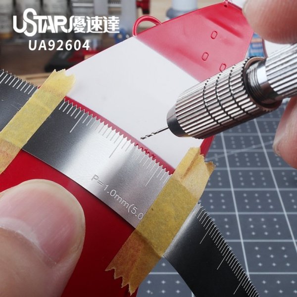 U-Star UA-92604 Proportional Hole Spacing Flexible Ruler - Miękka skala proporcjonalnego rozstawu otworów