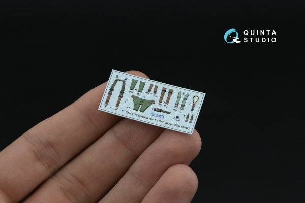 Quinta Studio QD48607 Jaguar Gr.3 3D-Printed &amp; coloured Interior on decal paper (Kitty Hawk) 1/48