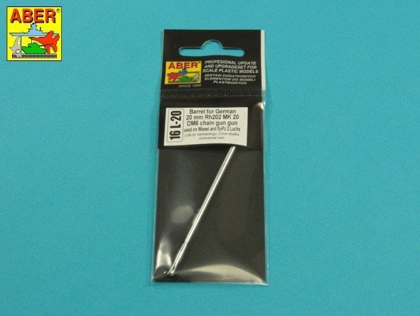 Aber AB16L-20 16 L-20 Lufa do niemieckiego działka 20mm Rh202 MK 20 DM6 1/16