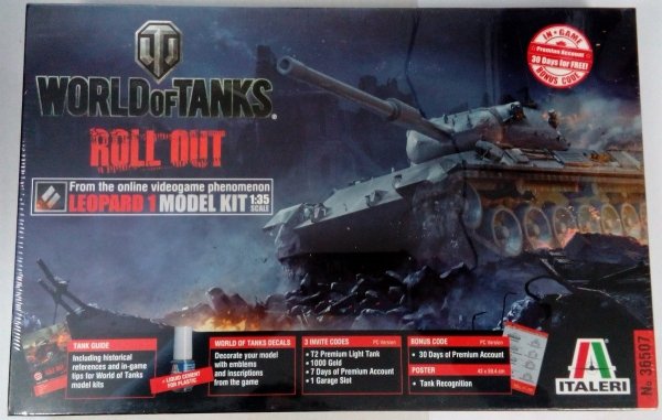 Italeri 36507 World of Tanks -Leopard 1