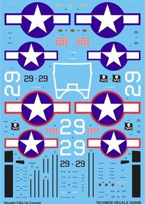 Techmod 32008 - Vought F4U-1A Corsair (1:32)
