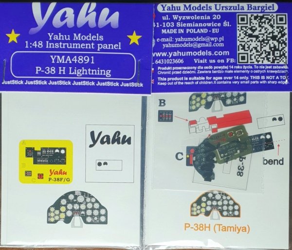 Yahu YMA4891 P-38H Lightning (Tamiya) 1/48