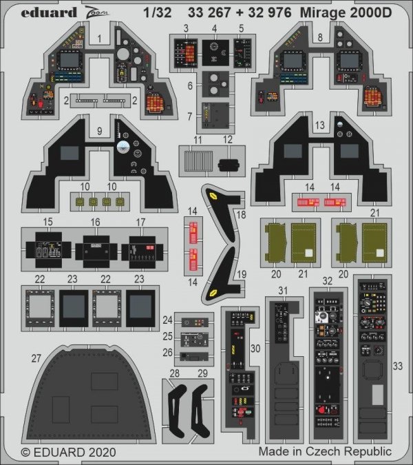 Eduard 32976 Mirage 2000D KITTY HAWK 1/32