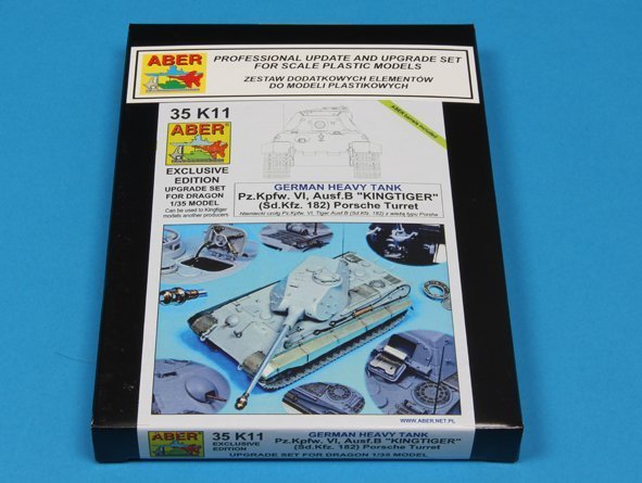 Aber 35K11 Pz.Kpfw. VI, Ausf.B (Sd.Kfz. 182) King Tiger (Porsche Turret) (1:35)