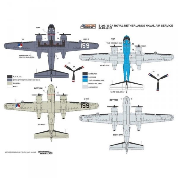 Kinetic K48118 S-2A Netherlands 1/48