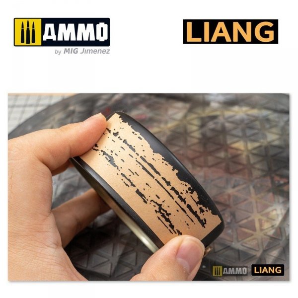 Liang 0009 Chipping Effects Airbrush Stencils