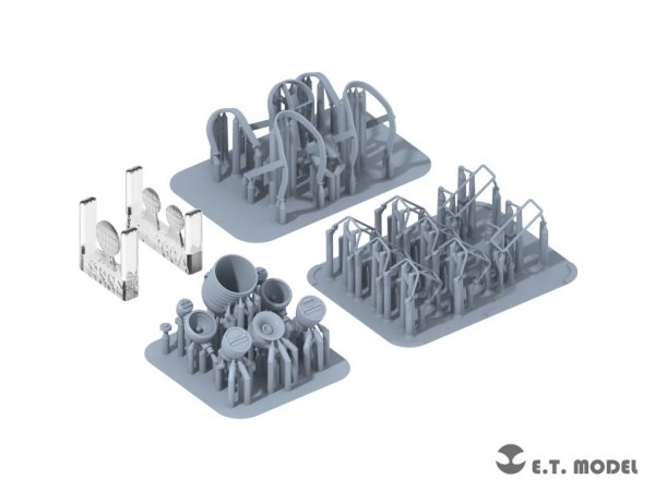 E.T. Model P35-260 Lights Set with Guards for U.S.Army M4 Sherman 1/35