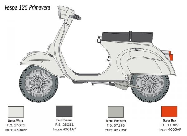 Italeri 4633 VESPA 125 PRIMAVERA 1/9